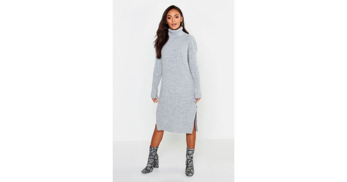 midaxi jumper dress