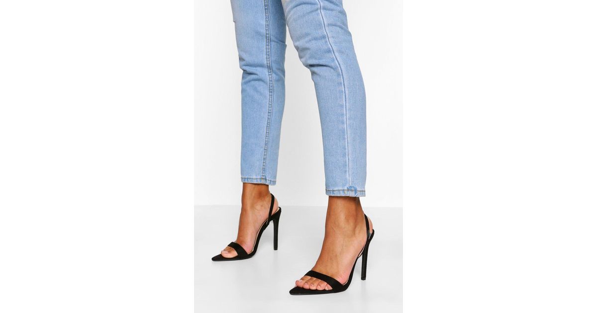 pointed toe slingback two parts