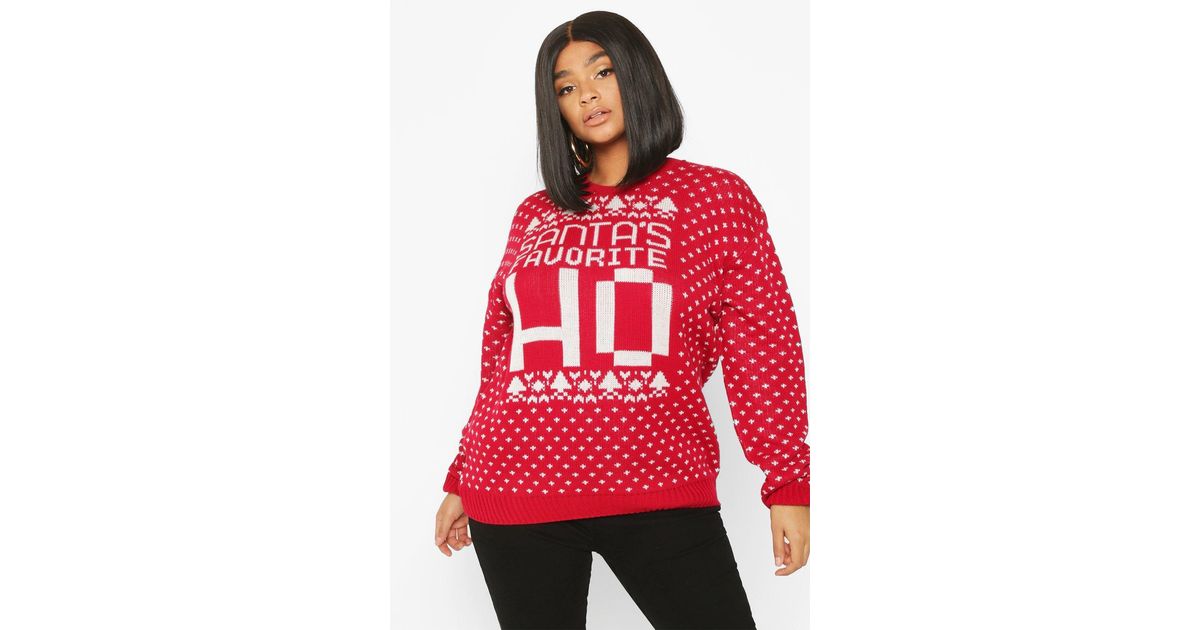 santa's favourite ho sweater