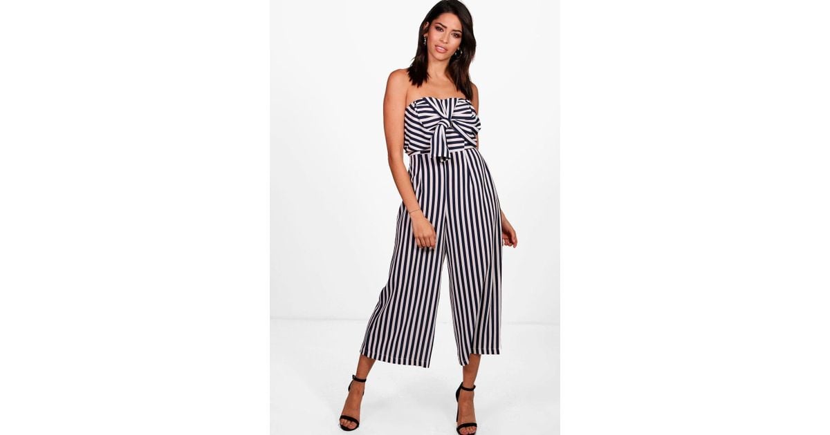 New Look Animal Bow Front Jumpsuit Donna