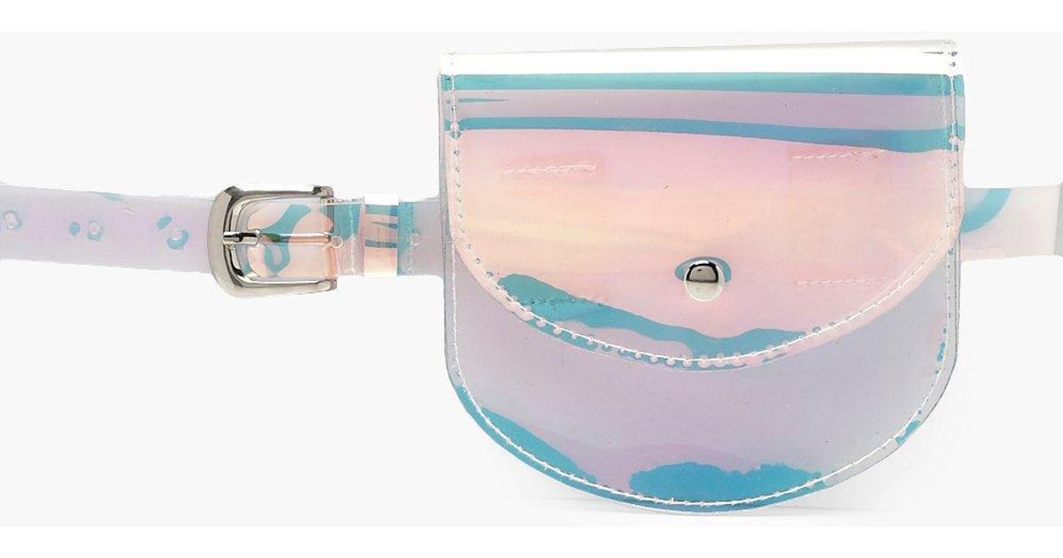 belt bag holographic