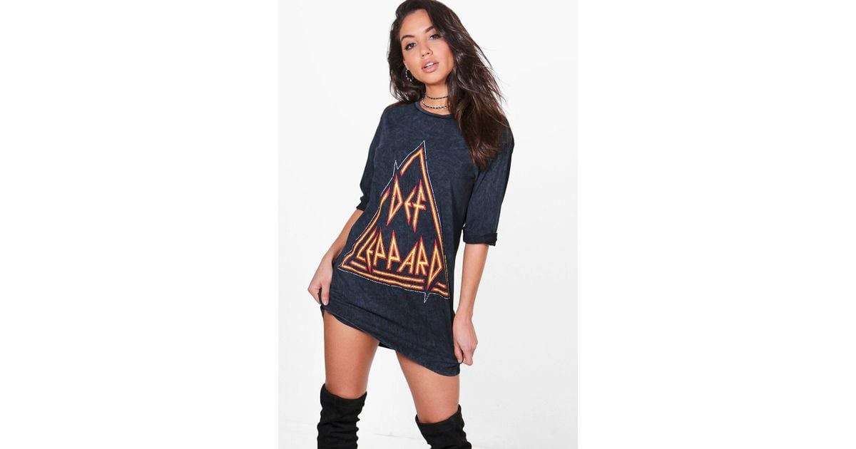 def leppard t shirt dress