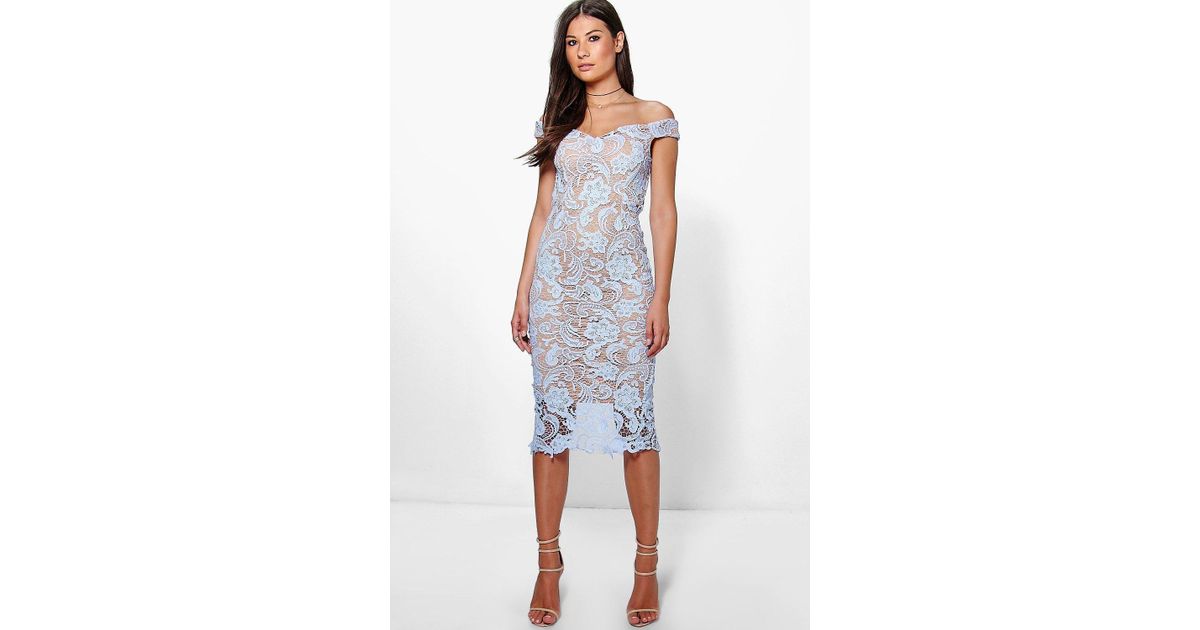 boohoo lace dress