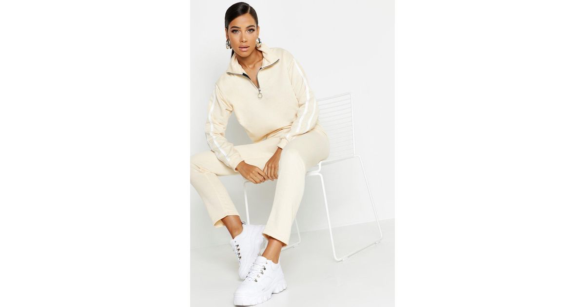 cream tracksuit womens