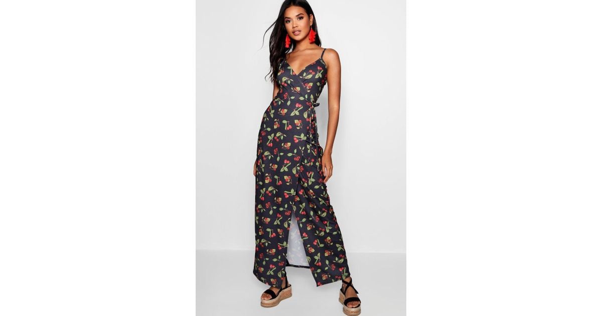 boohoo cherry dress