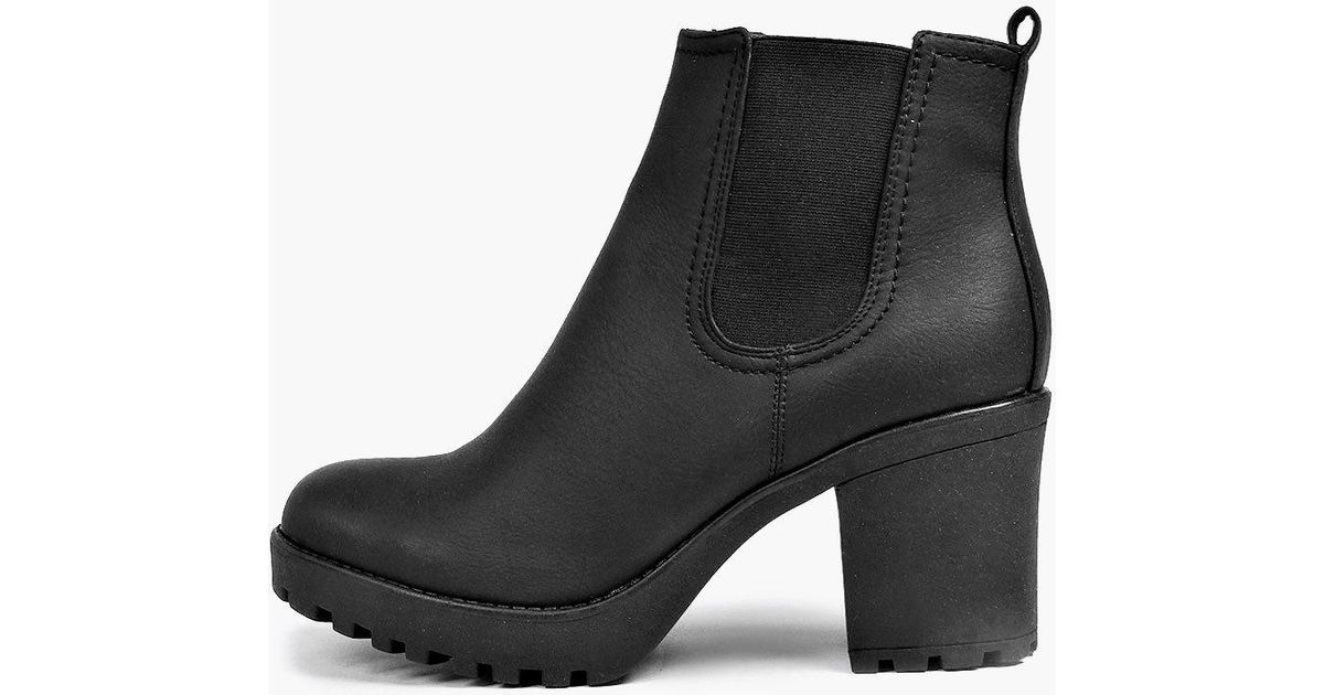 boohoo black high heels