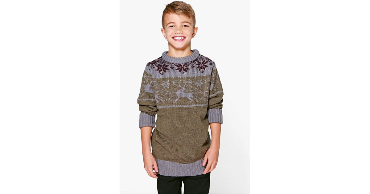 boohoo winter jumpers