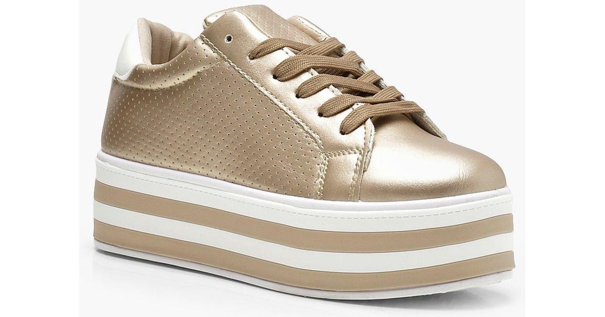 Womens Puma Basket Platform Trainers GOLD METALLIC BLACK Trainers Shoes | eBay