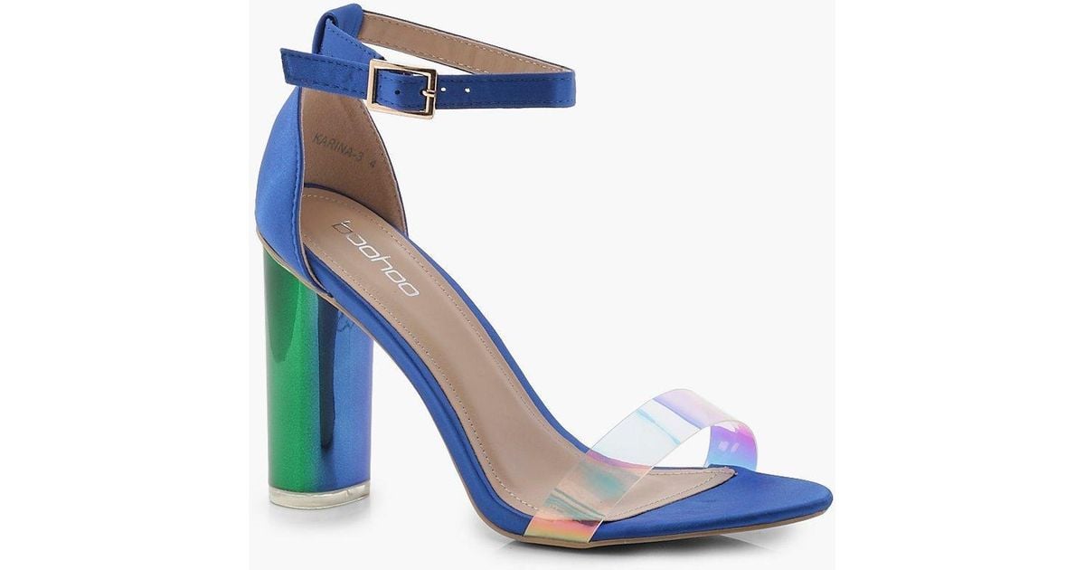 iridescent purple heels