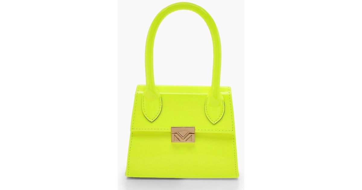 lime neon bag