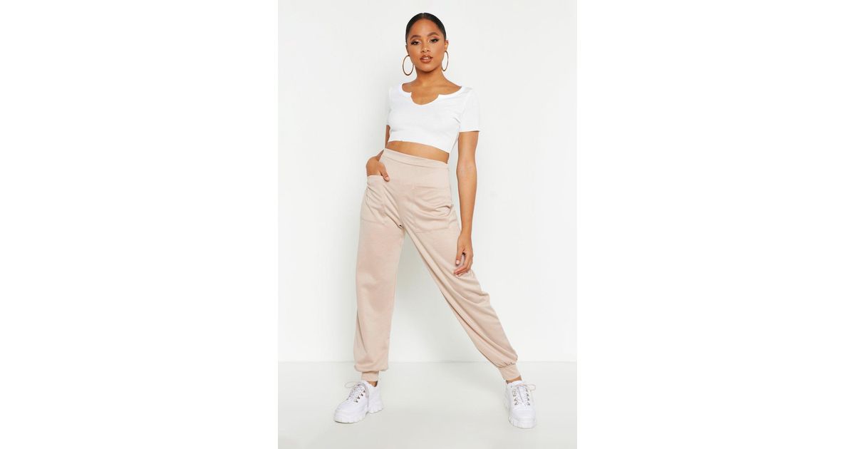 beige tracksuit bottoms womens