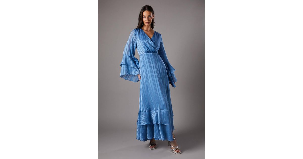 chinese dress ladies Disturbia | Deirdre Flute Sleeve Maxi Dress main image 0