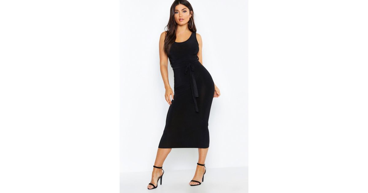 midaxi bodycon dress