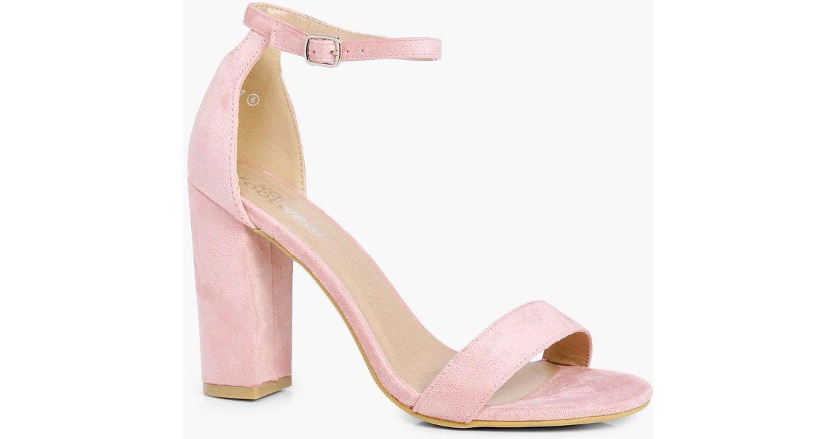 boohoo pink heels