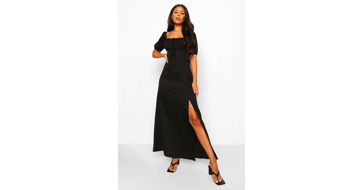 Boohoo Womens Ladies Candice Side Split Slinky Maxi Dress