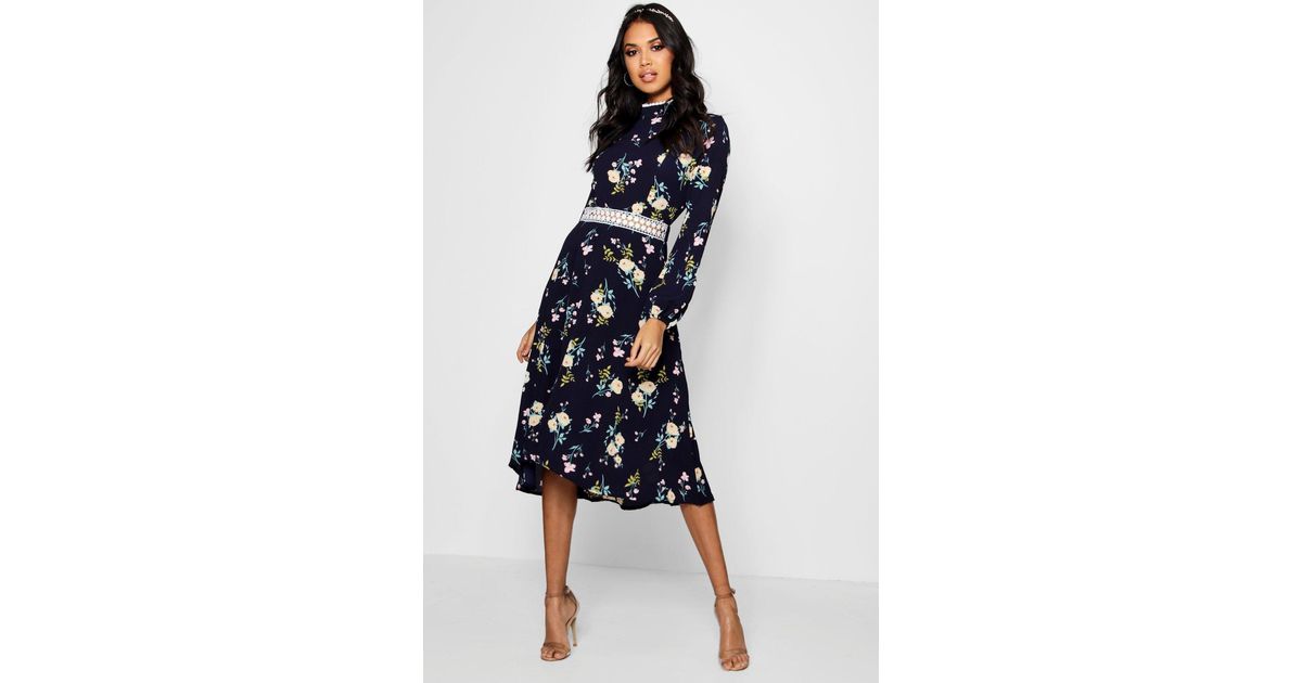 Boohoo Boutique Floral Long Sleeve 