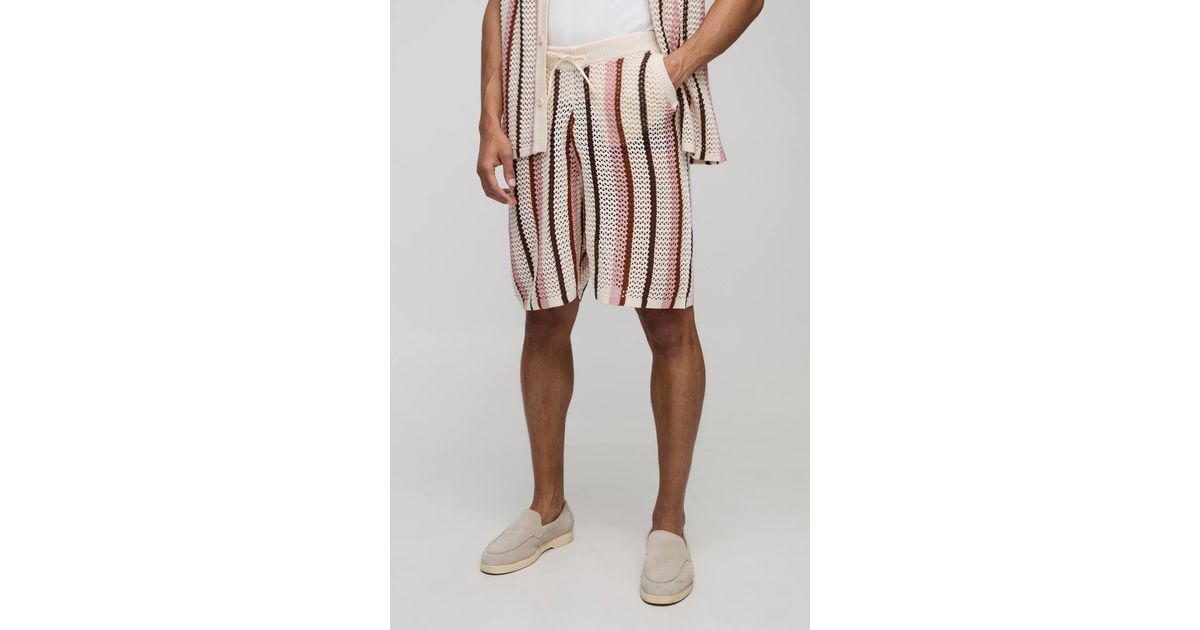 【boohoo】Relaxed Mid Length Check Knitted Short（送料込み） Relaxed Mid Length Check Knitted Short | boohoo NO