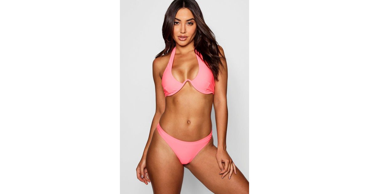 v detail underwire bikini