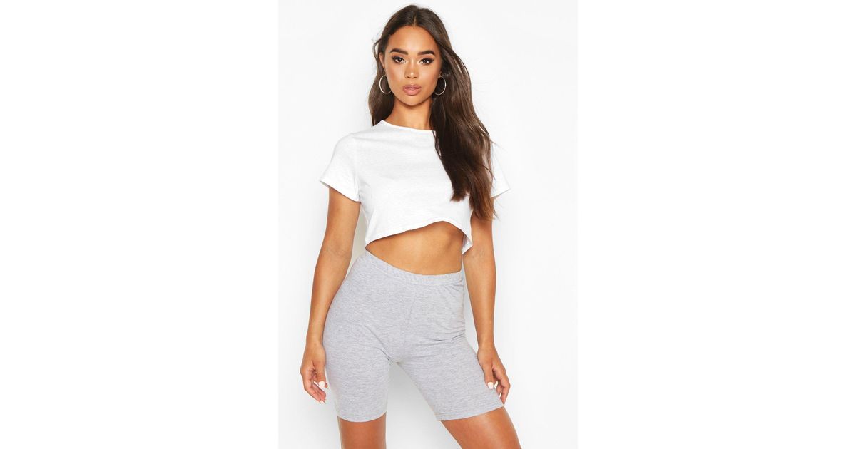 boohoo jersey shorts
