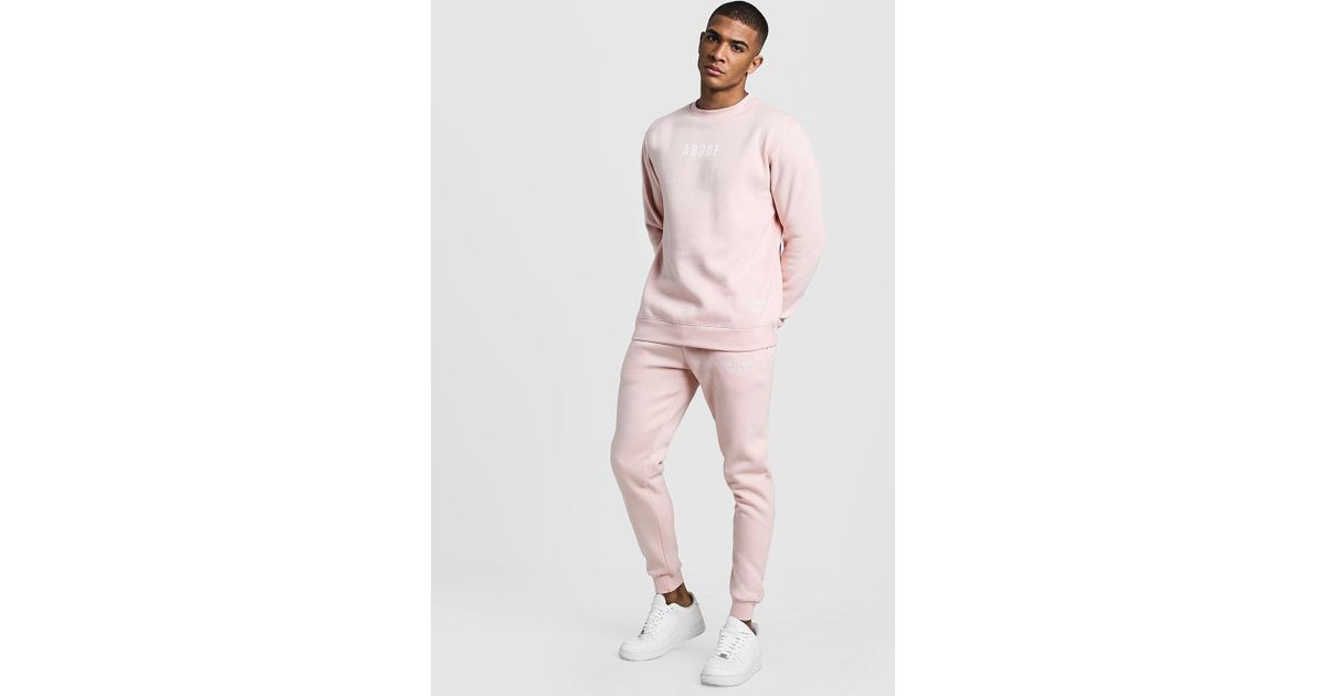 boohooman pink jumper