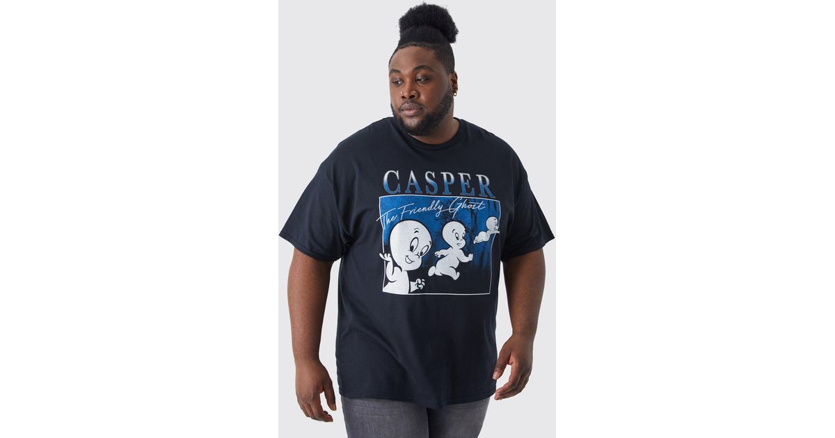 BoohooMAN Plus Casper License T-shirt in Blue for Men