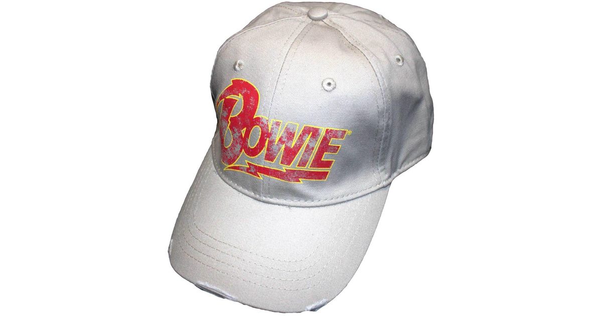 David Bowie Cappellino da baseball da uomo nero, nero, Taglia