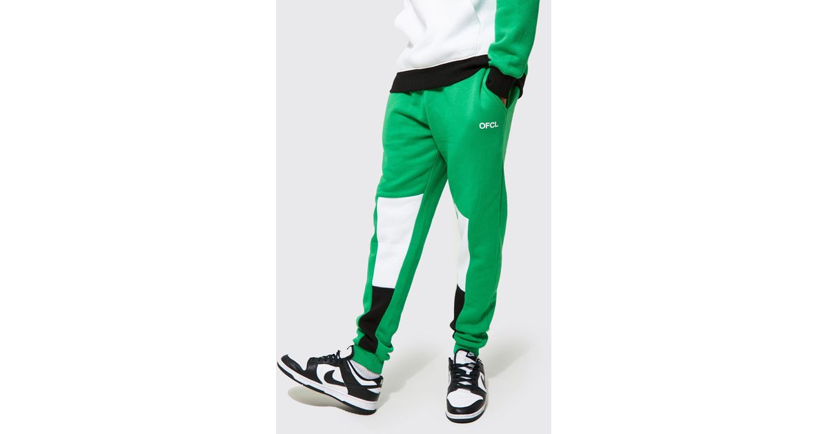 boohooman checked joggers