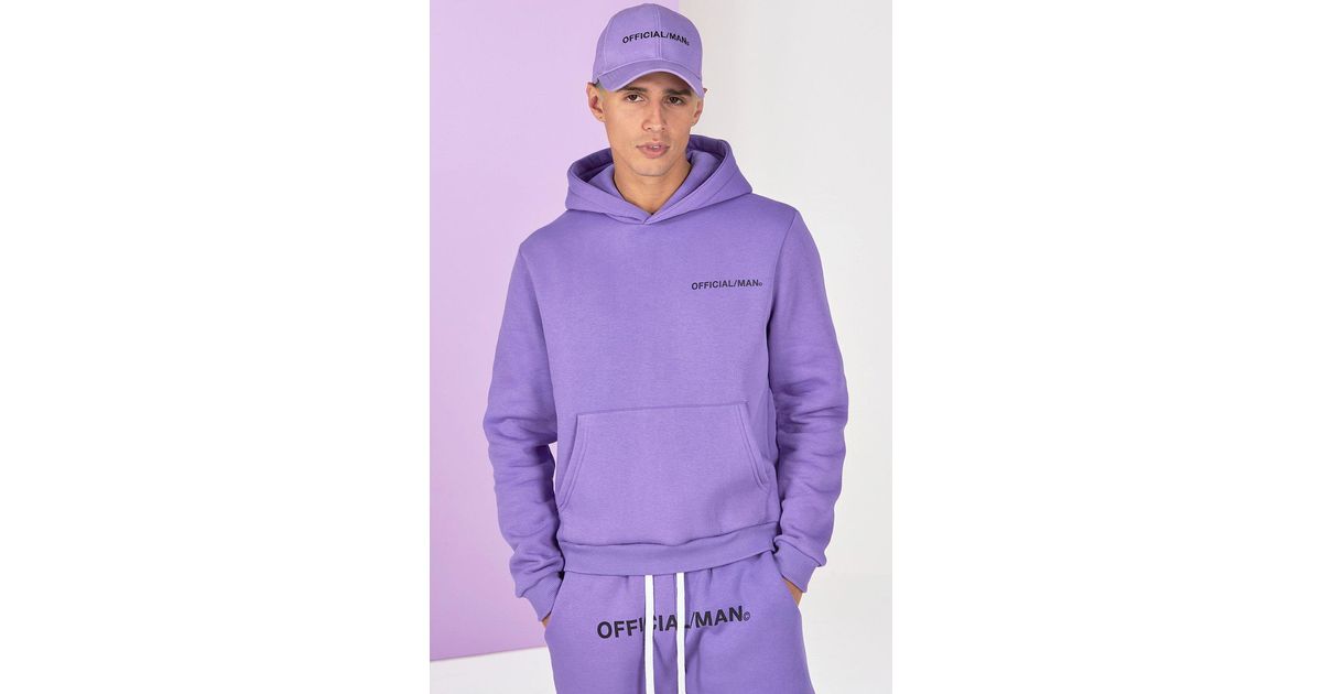 Man Official Hoodie Purple Flash Sales, UP TO 65% OFF | www.loop-cn.com