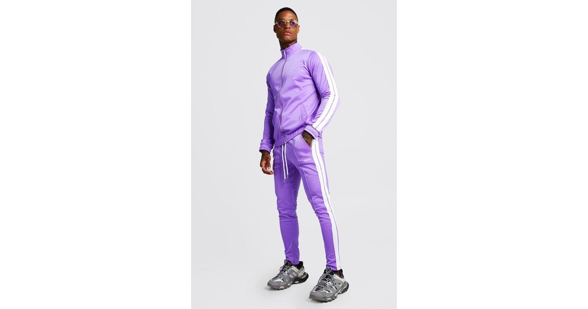 boohooman tricot joggers