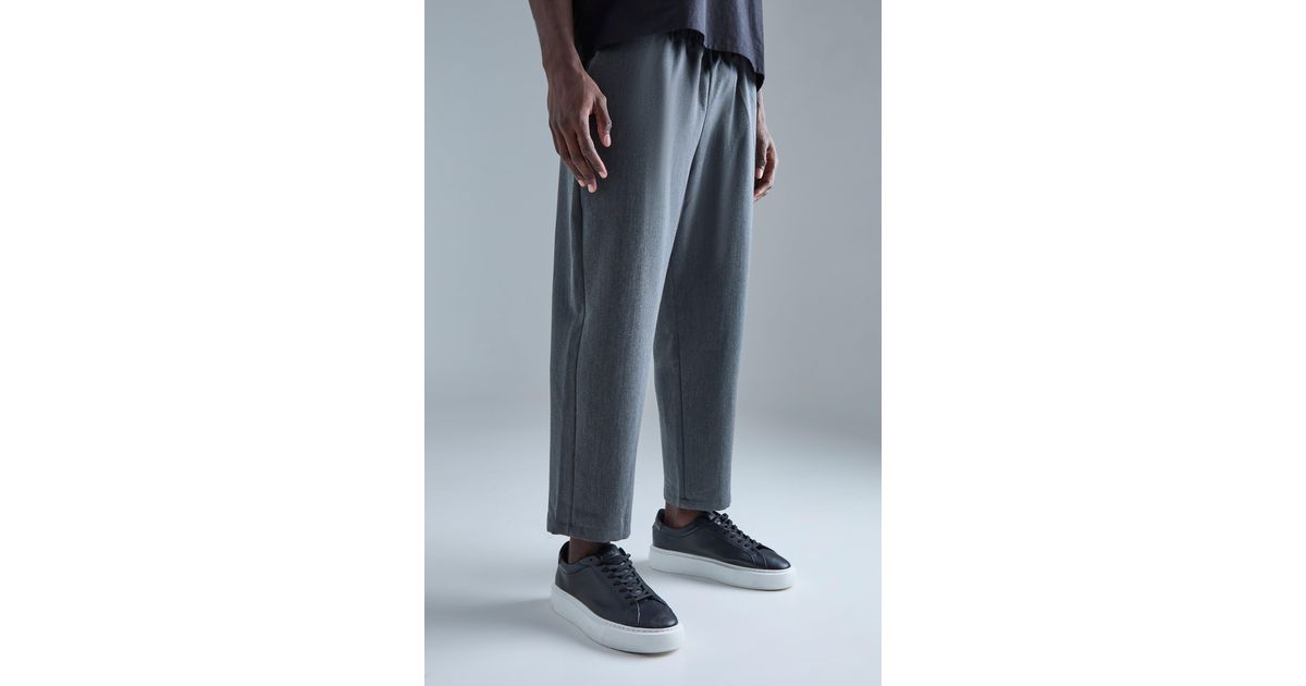 Boohooman cropped deals trousers