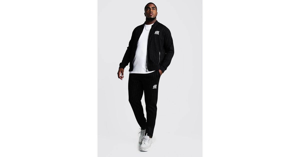 pinstripe tracksuit