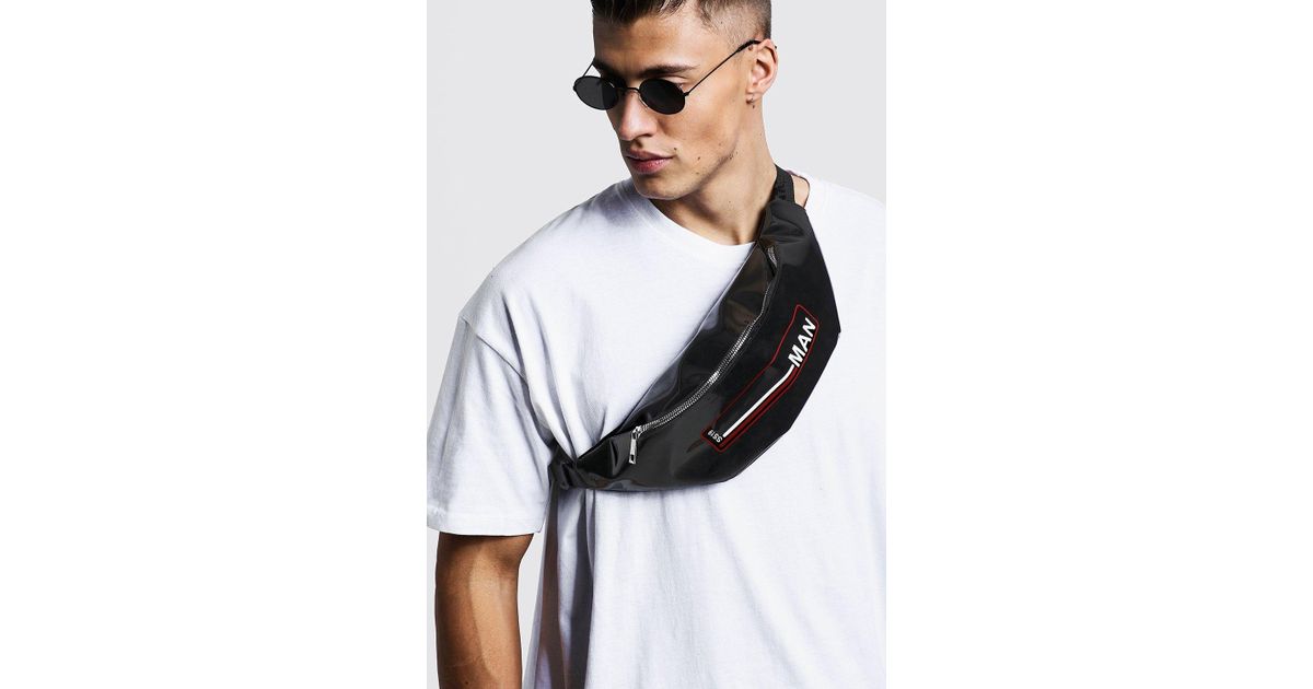 perspex bum bag