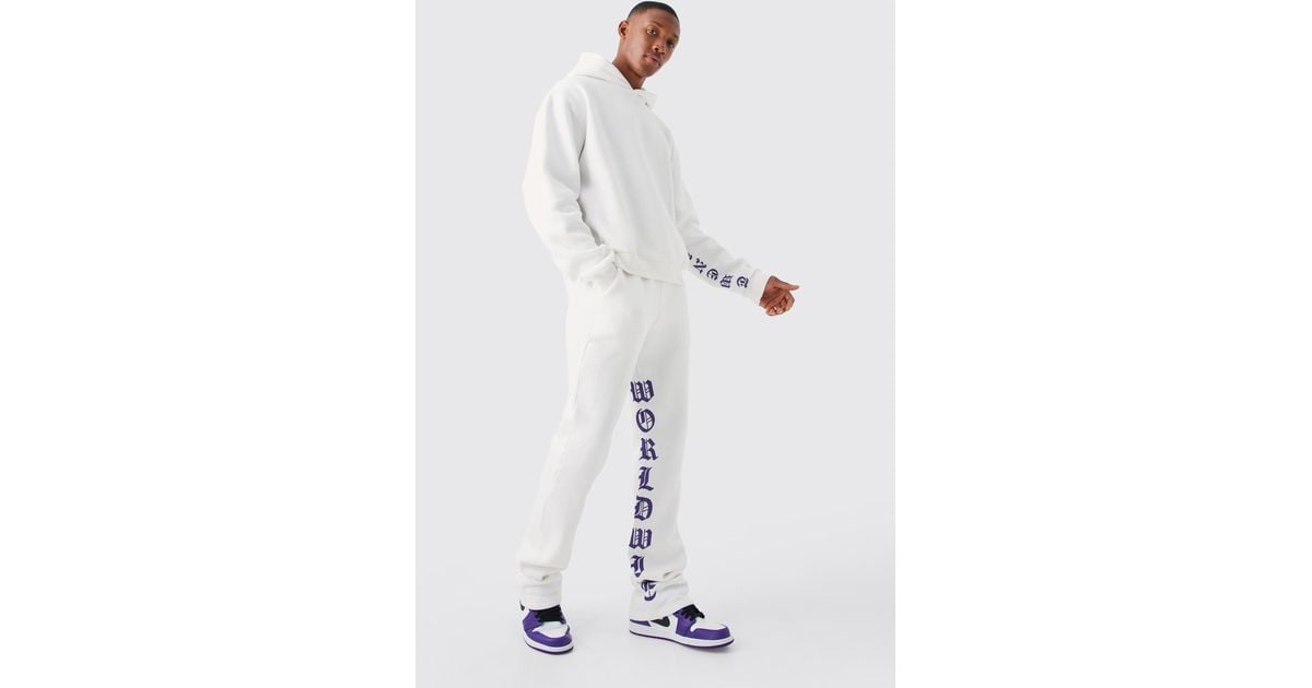 Flared tracksuit cheap