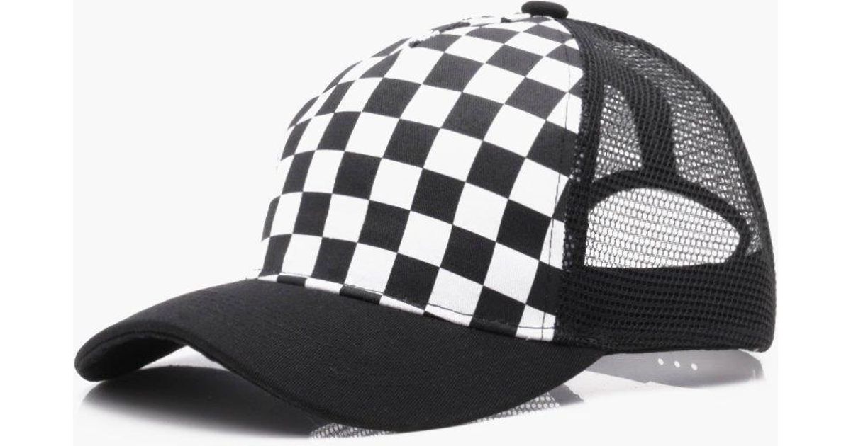 checkerboard cap