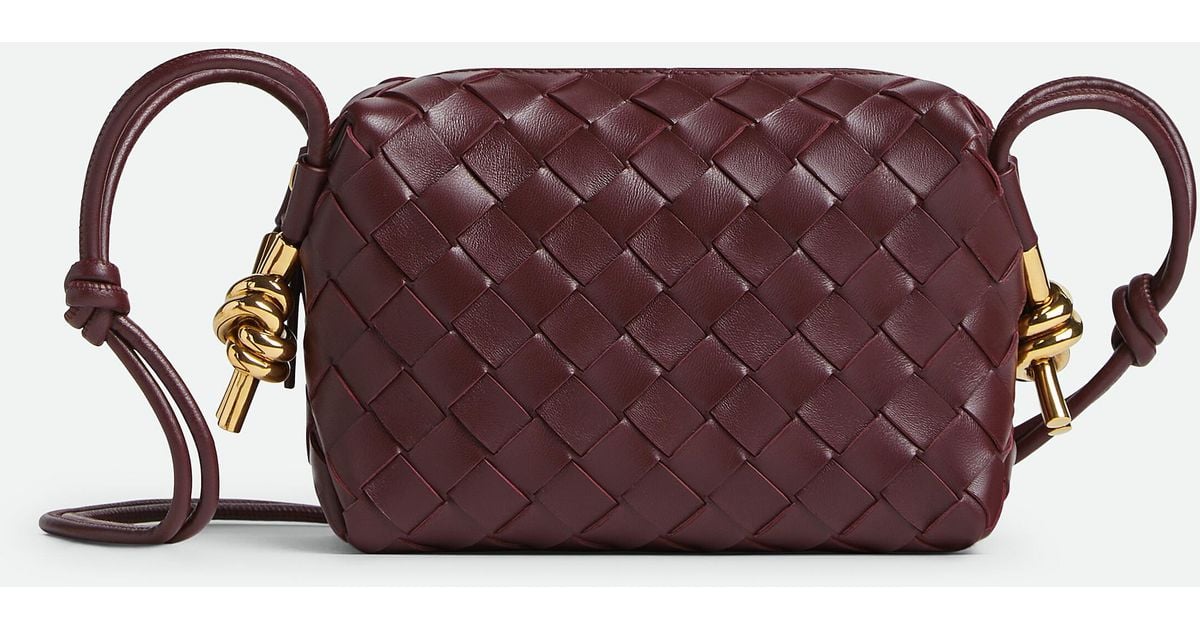 Bottega Veneta Mini Loop Metal Knots in Purple | Lyst
