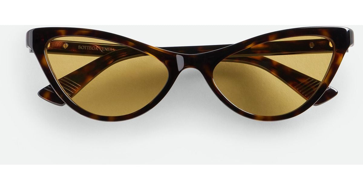 Bottega Veneta クラシック キャットアイ サングラス メタリック | Lyst