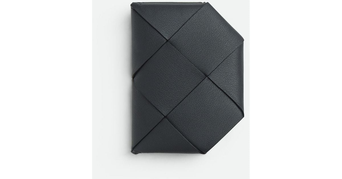【BOTTEGA VENETA】 ディアゴ 折りたたみカードケース ブラックディアゴ 折り畳みカードケース| Bottega Veneta® 日本