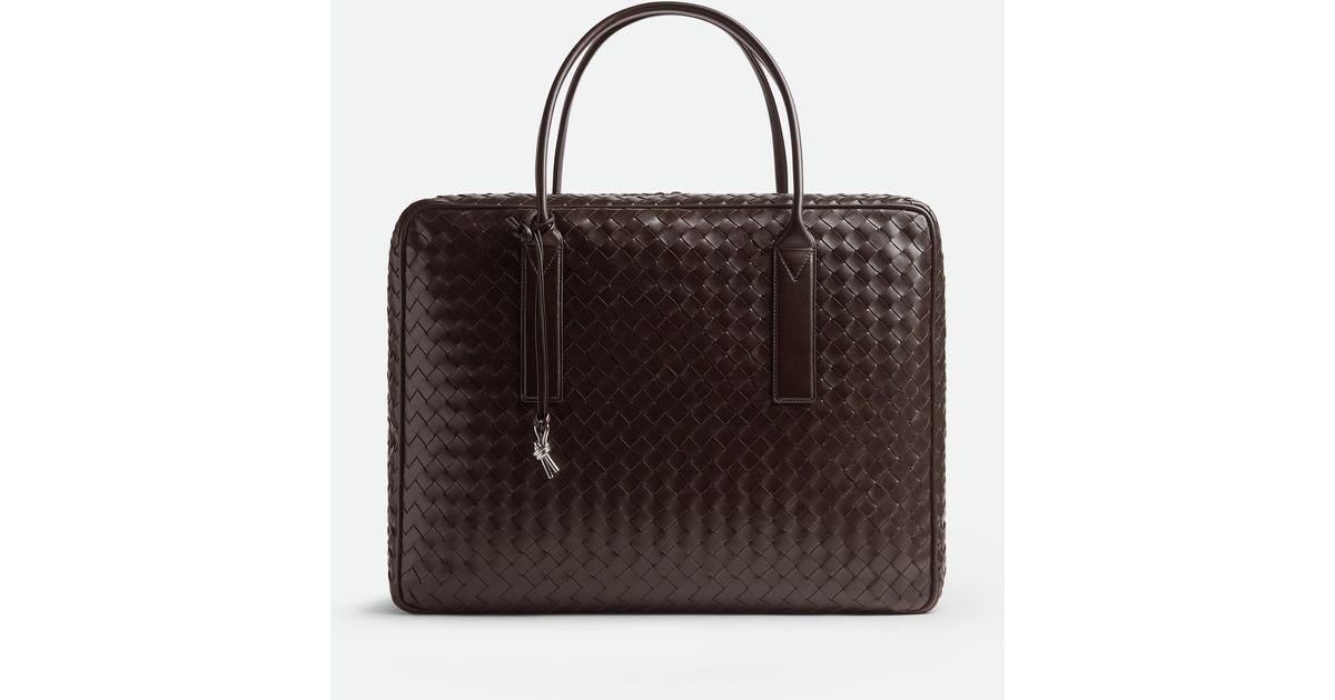 Bottega Veneta Getaway Large Weekender In Brown For Men Lyst