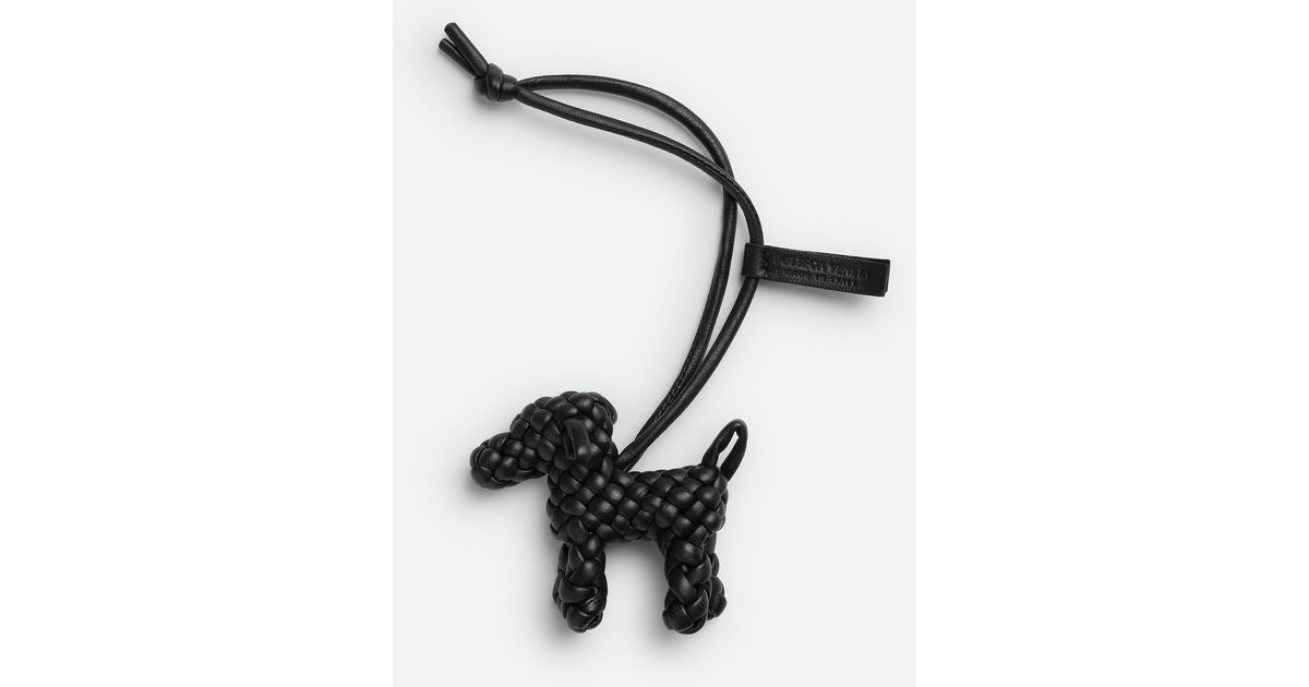 bottega-veneta-black-Charm-Dog
