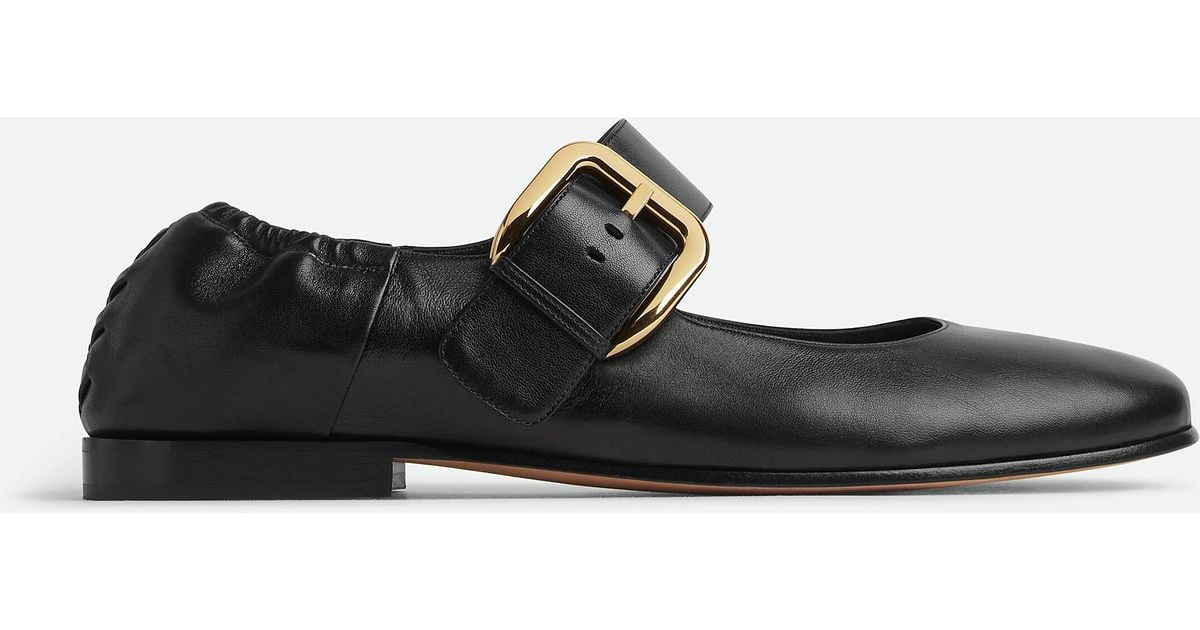 Bottega Veneta アステア メリージェーン バレリーナ ホワイト | Lyst