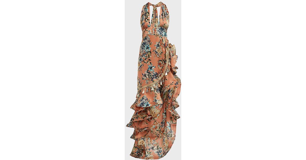 bronx maxi dress in rust