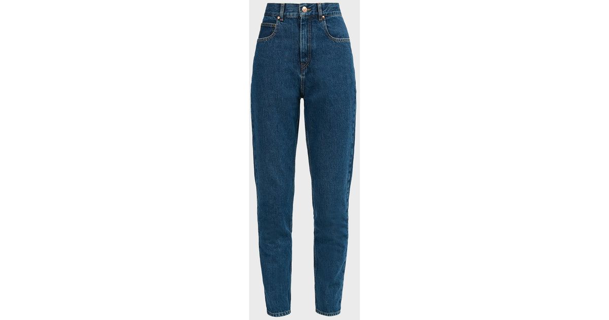 Isabel Marant Denim Dustin High-rise Jeans in Blue - Lyst