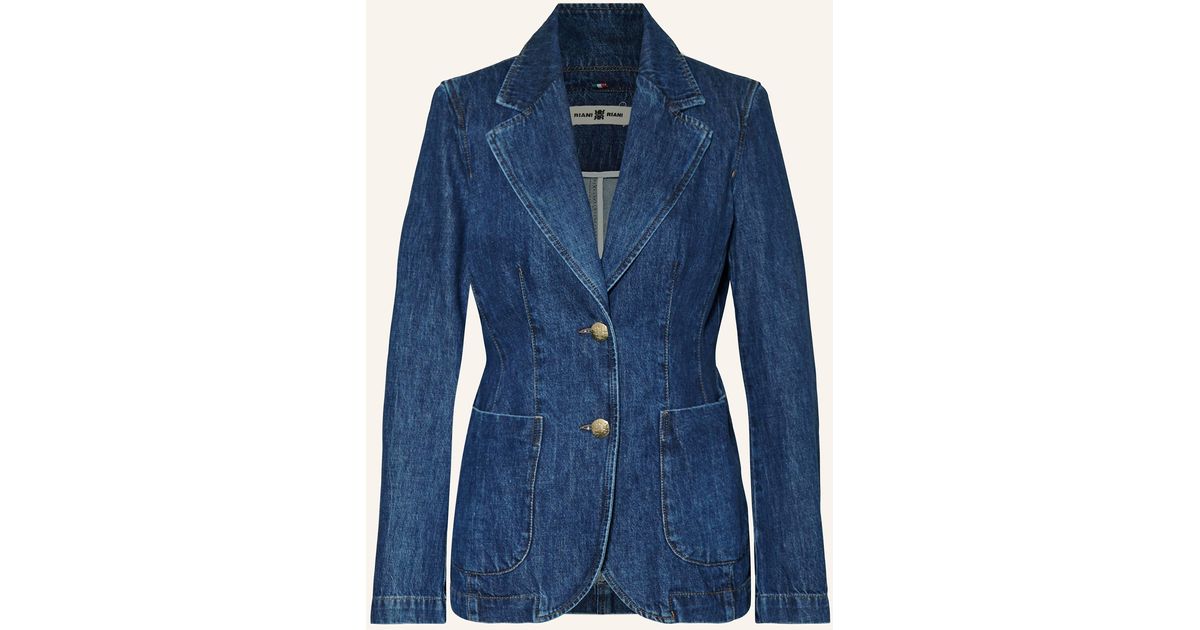 Riani Jeansblazer in Blau Lyst DE