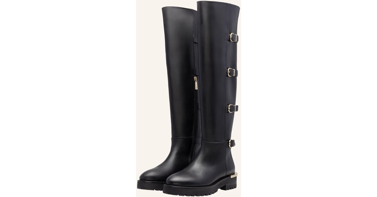 Aigner Overknee Stiefel AVA 64 in Schwarz Lyst DE