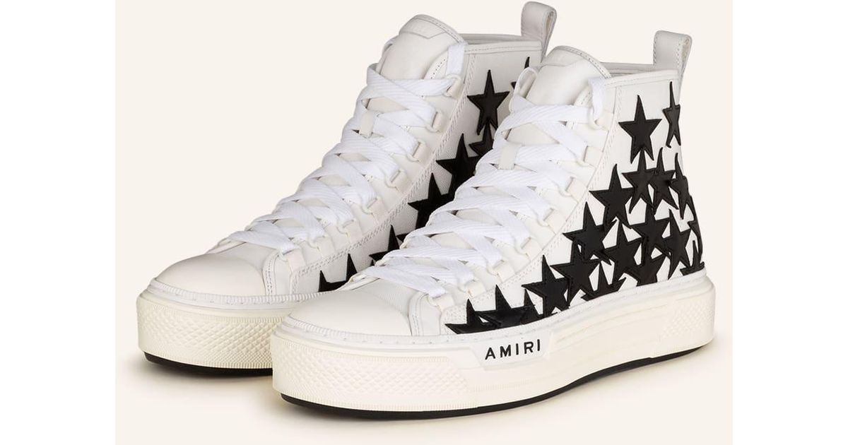 Amiri Hightop-Sneaker STARS COURT in Natur für Herren | Lyst DE