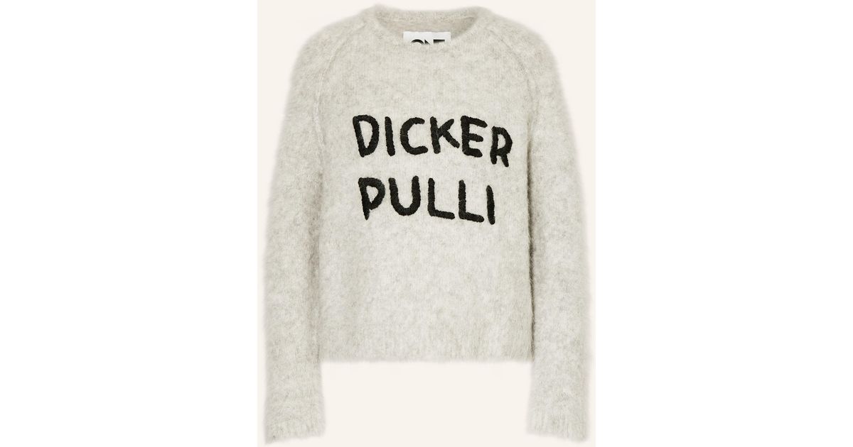 Grace Alpaka-Pullover in Natur Lyst DE