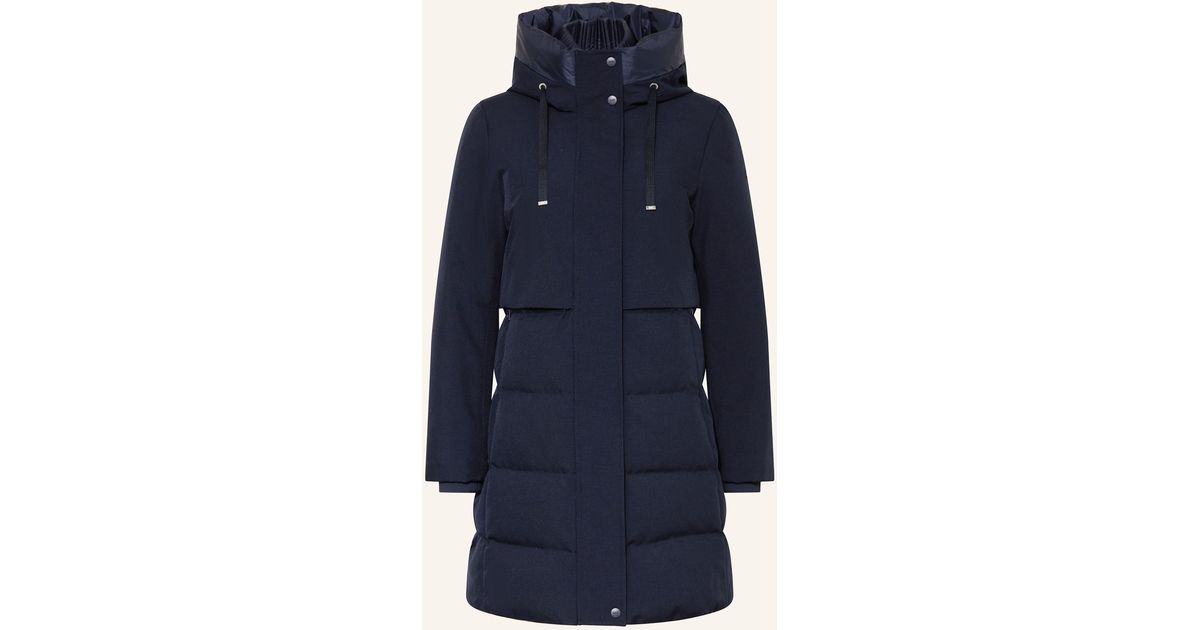 DUNO Daunenmantel CHARLENE SORAGA in Blau Lyst DE