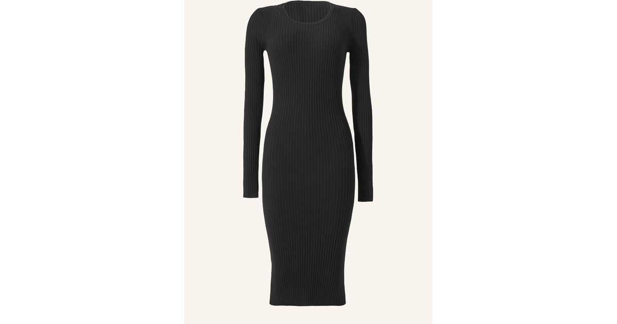 Wolford Kleid FINE MERINO RIB DRESS in Schwarz | Lyst DE