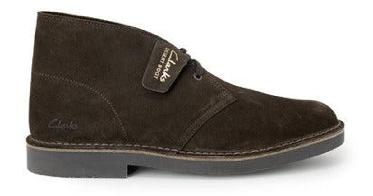clarks brown leather ankle boots