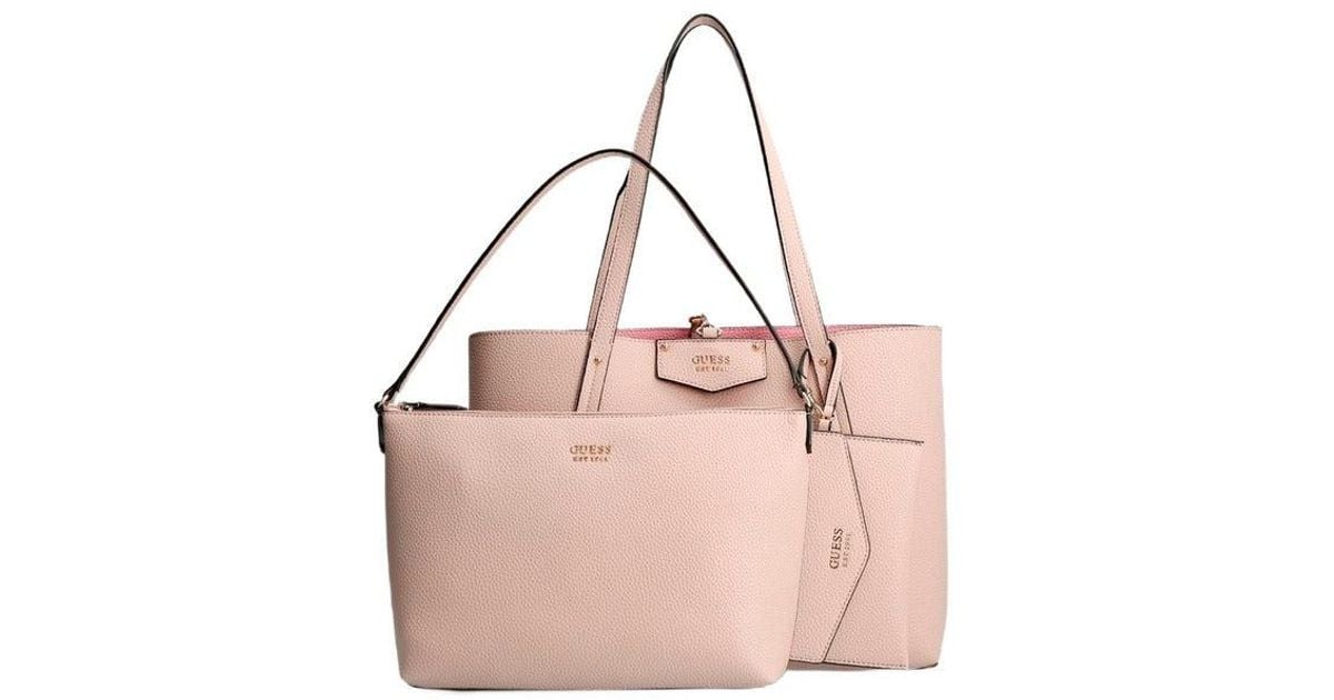 Guess Bag in Pink Lyst